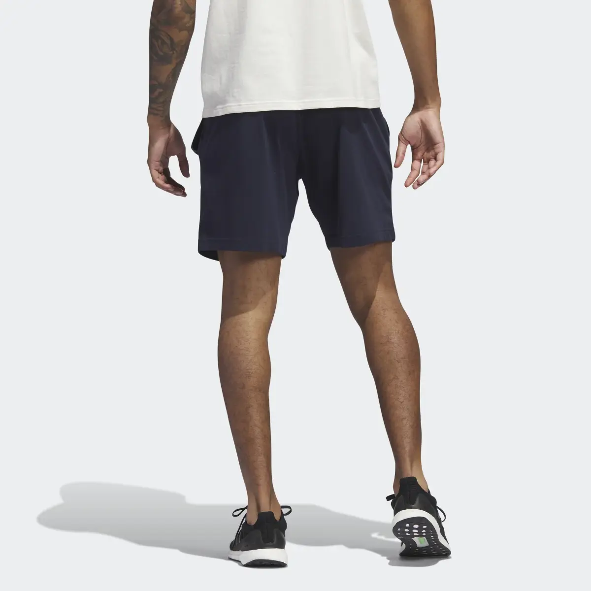 Adidas AEROREADY Essentials Single Jersey Linear Logo Shorts. 2