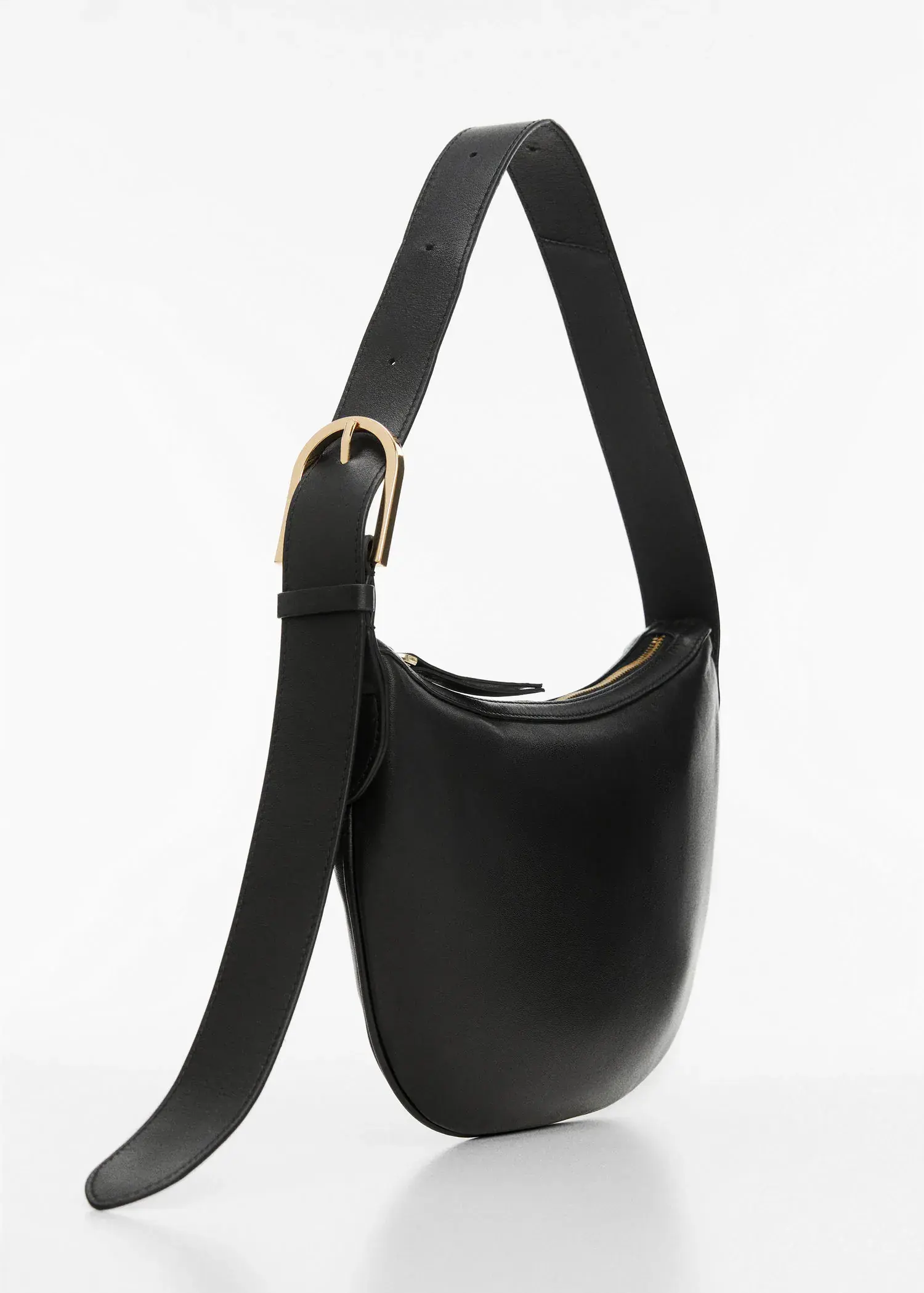 Mango Leather shoulder bag. 3