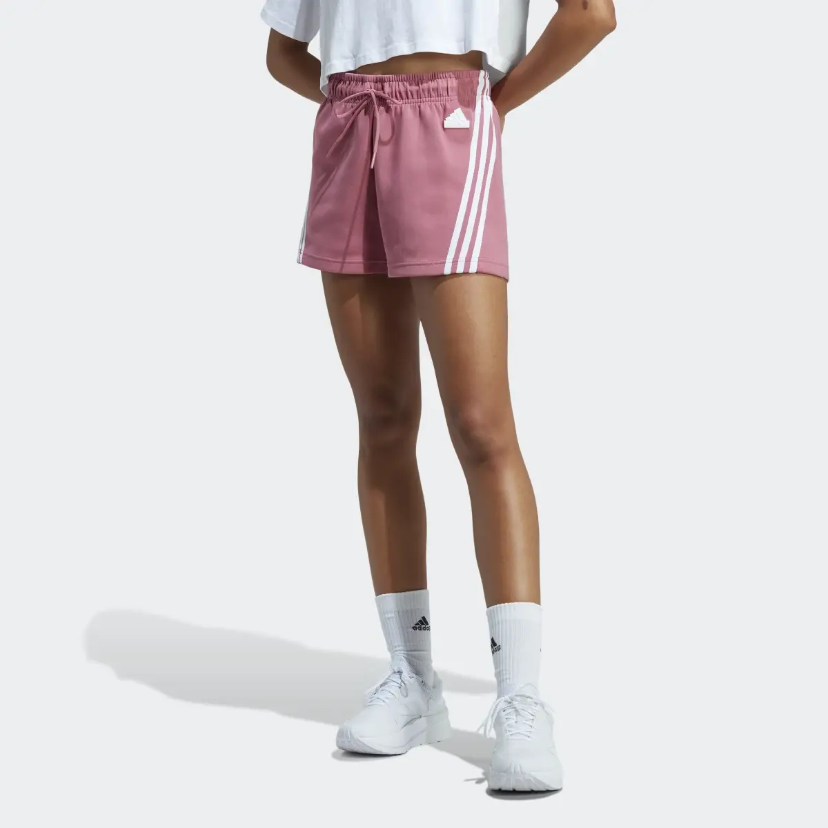 Adidas Future Icons 3-Stripes Shorts. 1