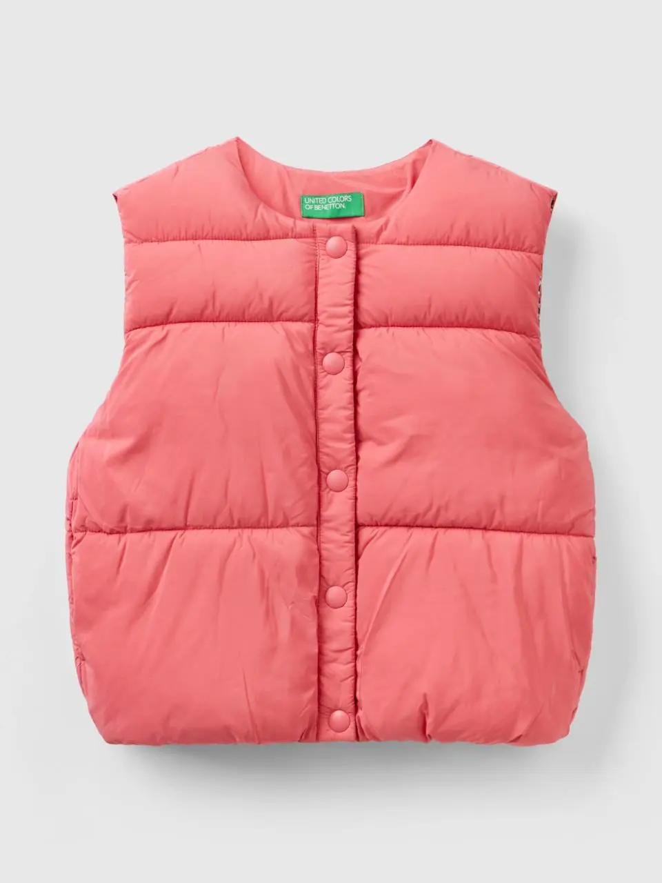 Benetton padded vest in 3d wadding. 1