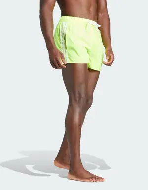 Adidas 3-Stripes CLX Very-Short-Length Swim Shorts. 3 Adidas 3-Stripes CLX Very-Short-Length Swim Shorts. 3