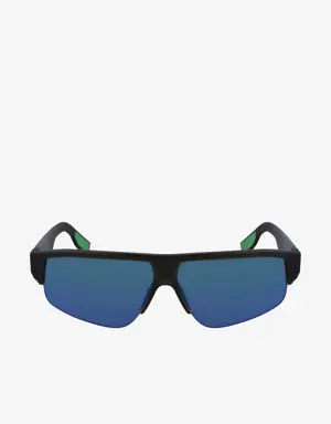 Lacoste Masken Sonnenbrille ACTIVE mit eckigem Rahmen