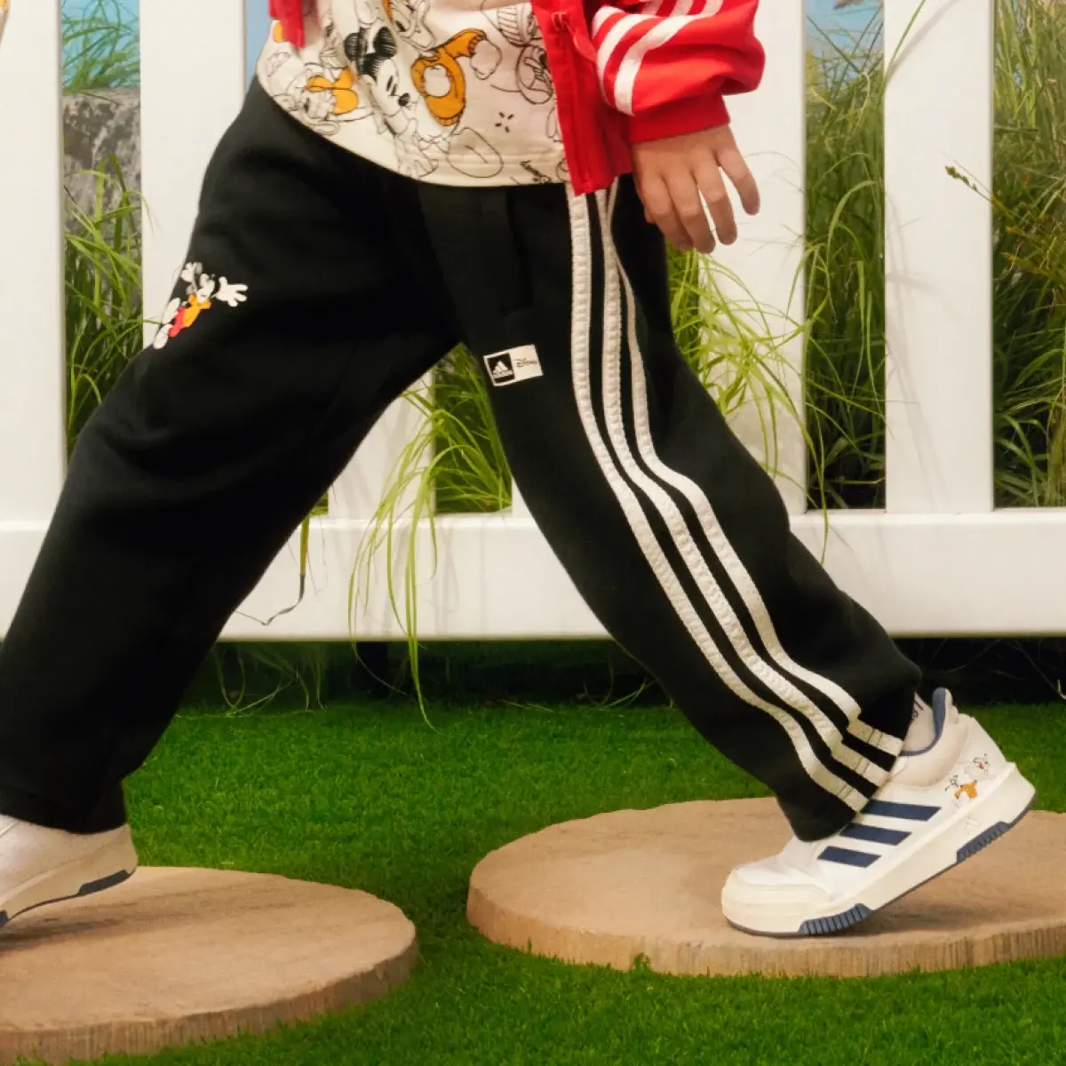Adidas x Disney Mickey Mouse Tracksuit Bottoms. 3