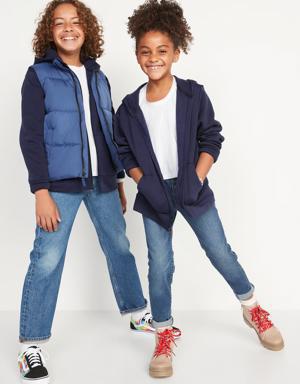 Old Navy Gender-Neutral Zip-Front Hoodie for Kids blue