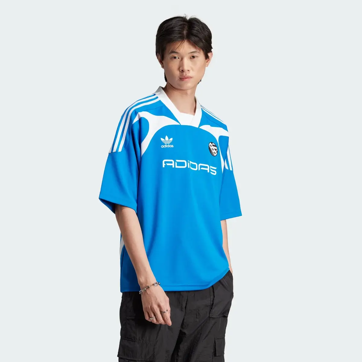 Adidas ADILENIUM OVERSIZED SHORT SLEEVE JERSEY. 2