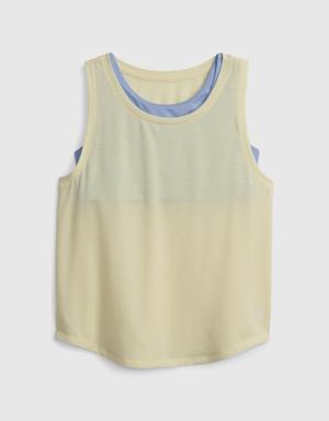 Fit Kids Recycled Tank Set blue