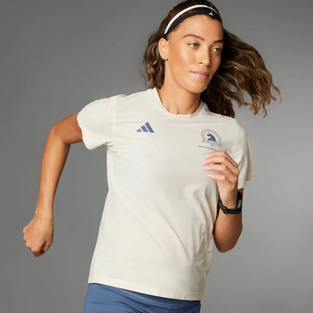 Adidas Boston Marathon 2024 Own the Run Tee. 1
