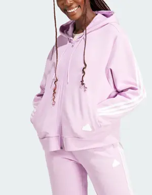 Adidas Veste à capuche zippée à 3 bandes Future Icons