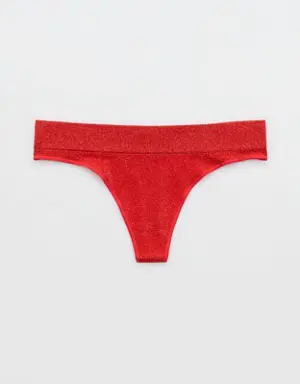 Superchill Seamless Lurex Thong Underwear