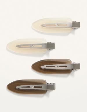 Old Navy Creaseless Hair Clips 4-Pack for Women multi