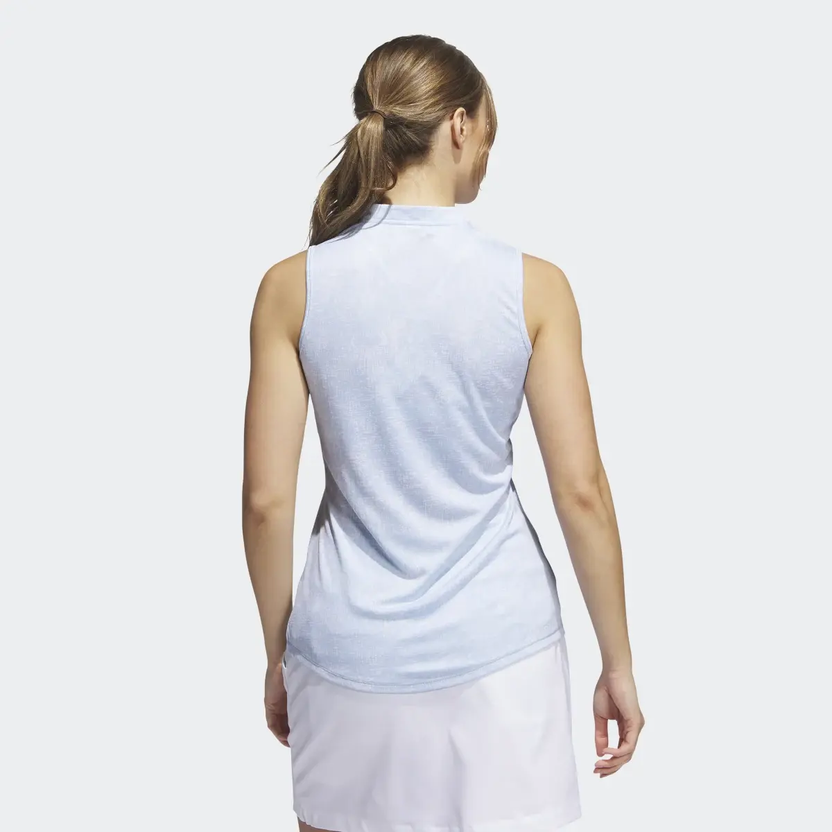 Adidas Essentials Sleeveless Golf Polo Shirt. 3