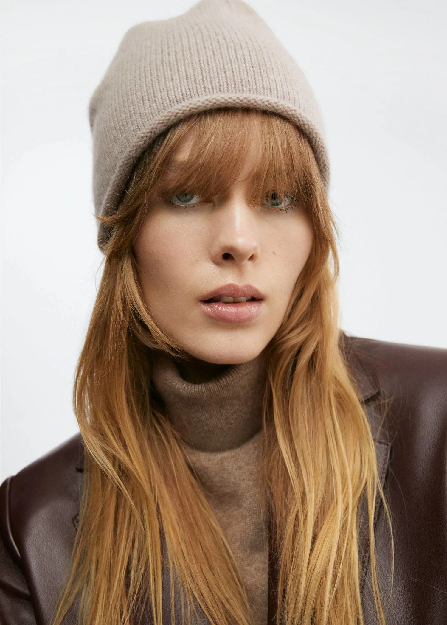 Mango Cashmere knitted hat. 1