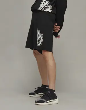 Y-3 Logo Knit Shorts