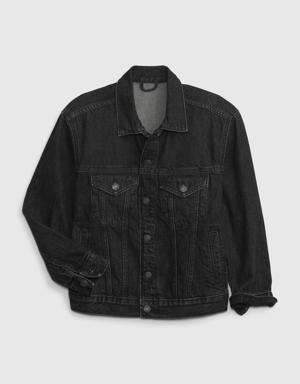 Kids Denim Icon Jacket black