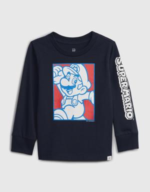 babyGap &#124 Super Mario&#153 Graphic T-Shirt blue