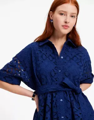 Embroidered Cutwork Montauk Dress