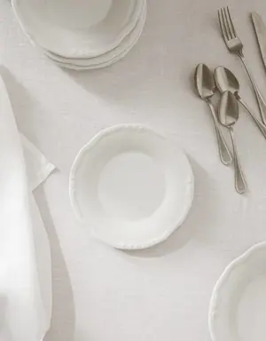 Porcelain romantic dessert plate