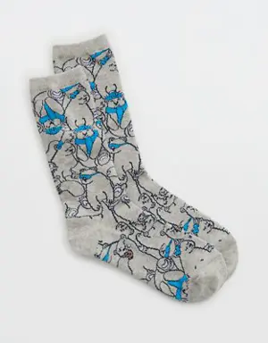 Graphic Crew Socks