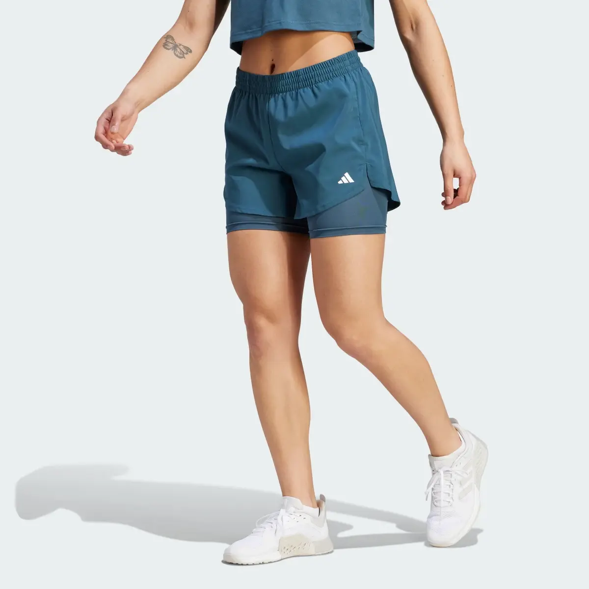 Adidas Shorts AEROREADY 2 en 1. 1