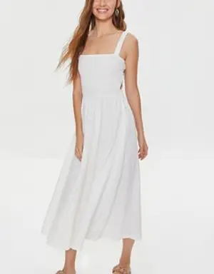 Forever 21 Kendall + Kylie Caged Midi Dress White