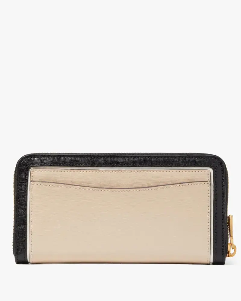 Kate Spade Morgan Colorblocked Zip-around Continental Wallet. 3