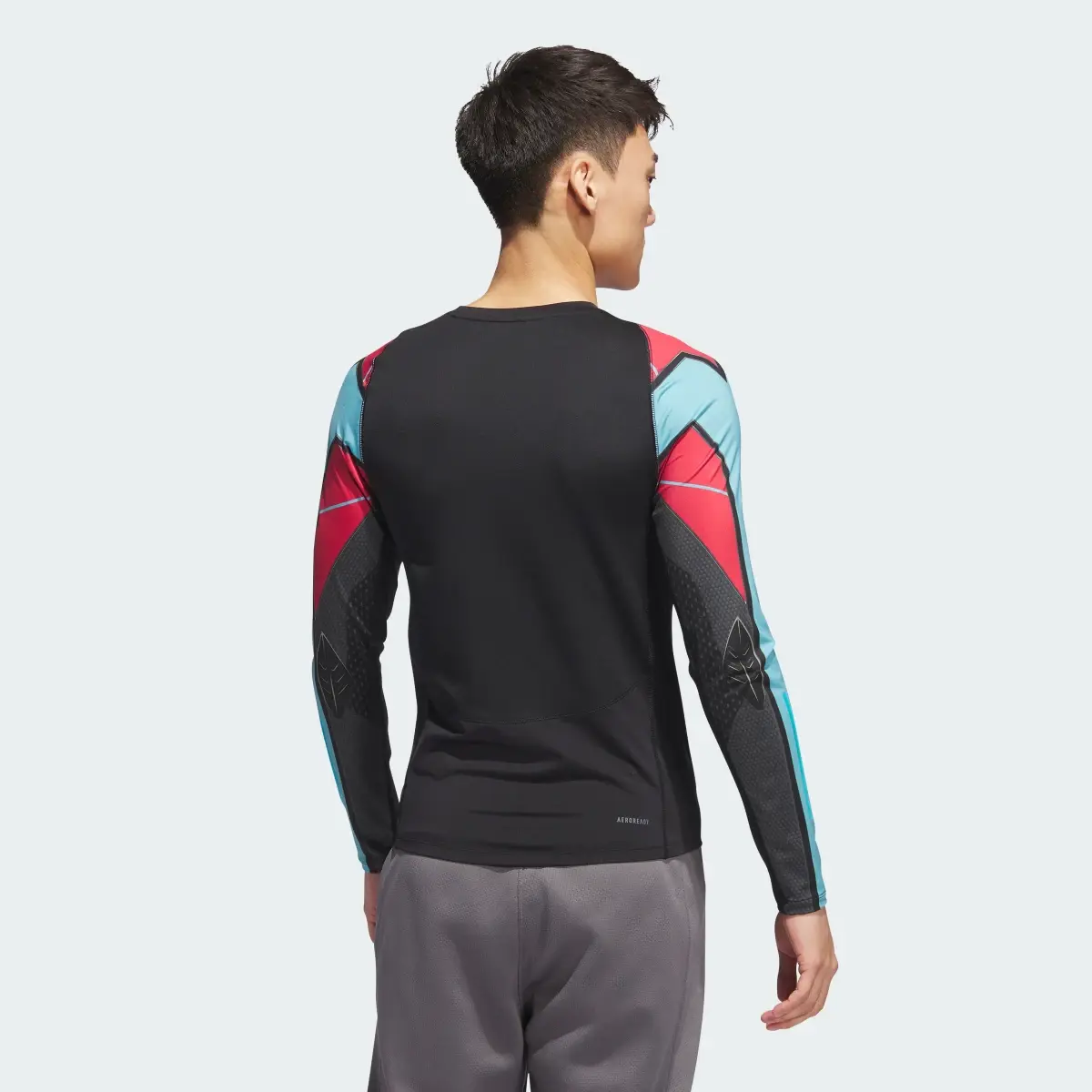 Adidas Techfit Evolved Long Sleeve Compression Spider-Man Top. 3