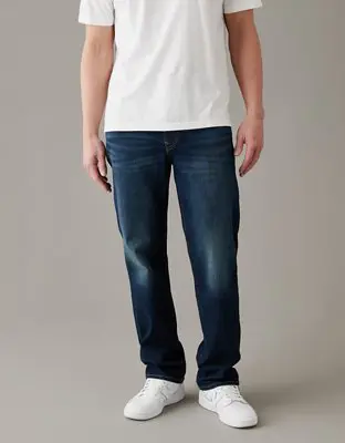 American Eagle AirFlex+ Relaxed Straight Jean. 1