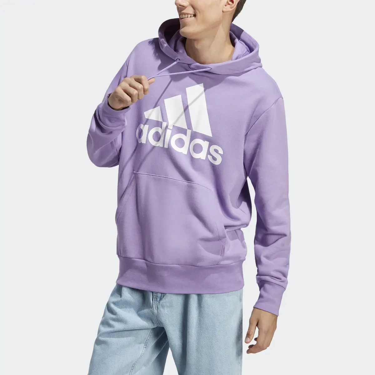 Adidas Essentials French Terry Big Logo Hoodie. 1