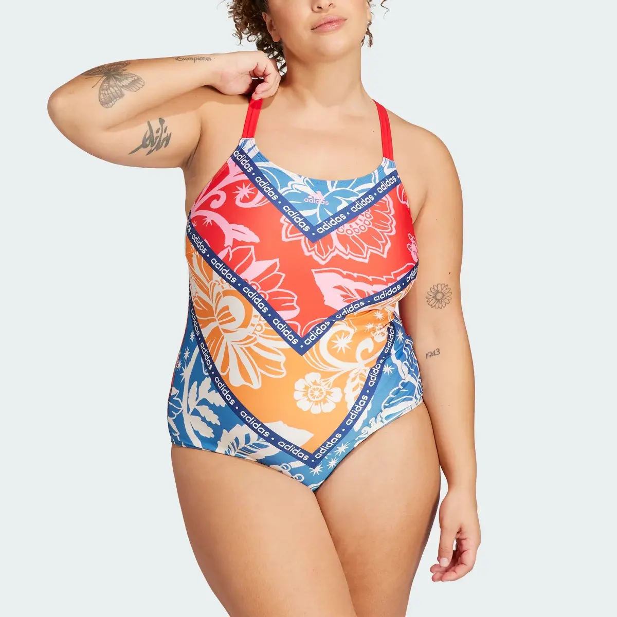 Adidas x FARM Rio Swimsuit (Plus Size). 1