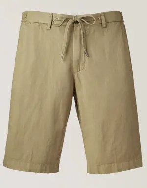 Malibu Cotton-Blend Drawstring Shorts