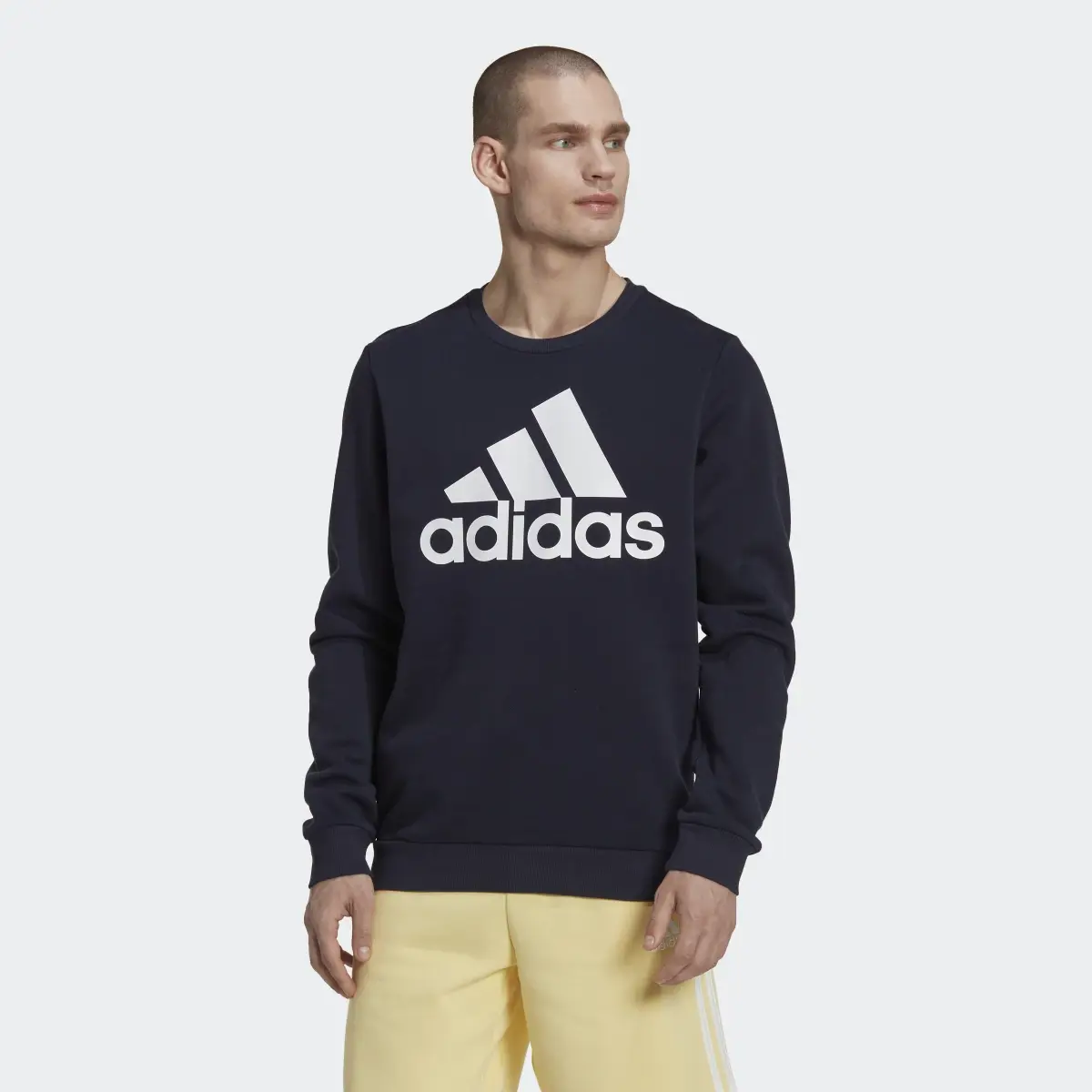 Adidas Essentials Big Logo Sweatshirt. 2