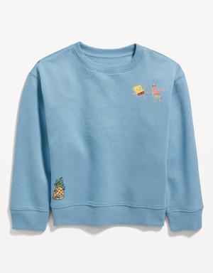 Gender-Neutral Licensed Pop-Culture Crew-Neck Sweatshirt for Kids multi