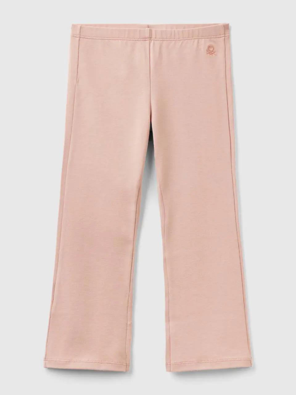 Benetton flared leggings in stretch cotton. 1