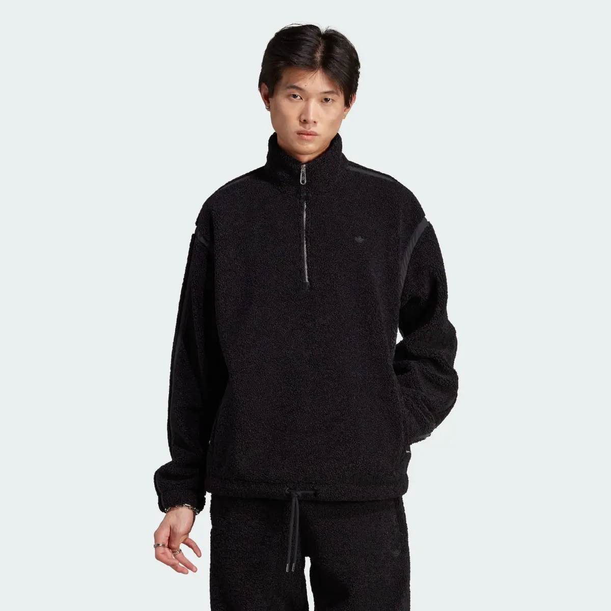 Adidas Premium Essentials Half Zip Pullover. 2