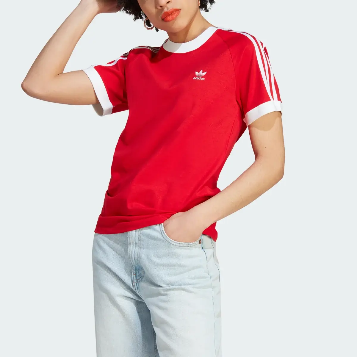 Adidas T-shirt slim 3 bandes Adicolor Classics. 1