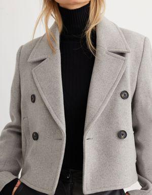 Cropped Peacoat