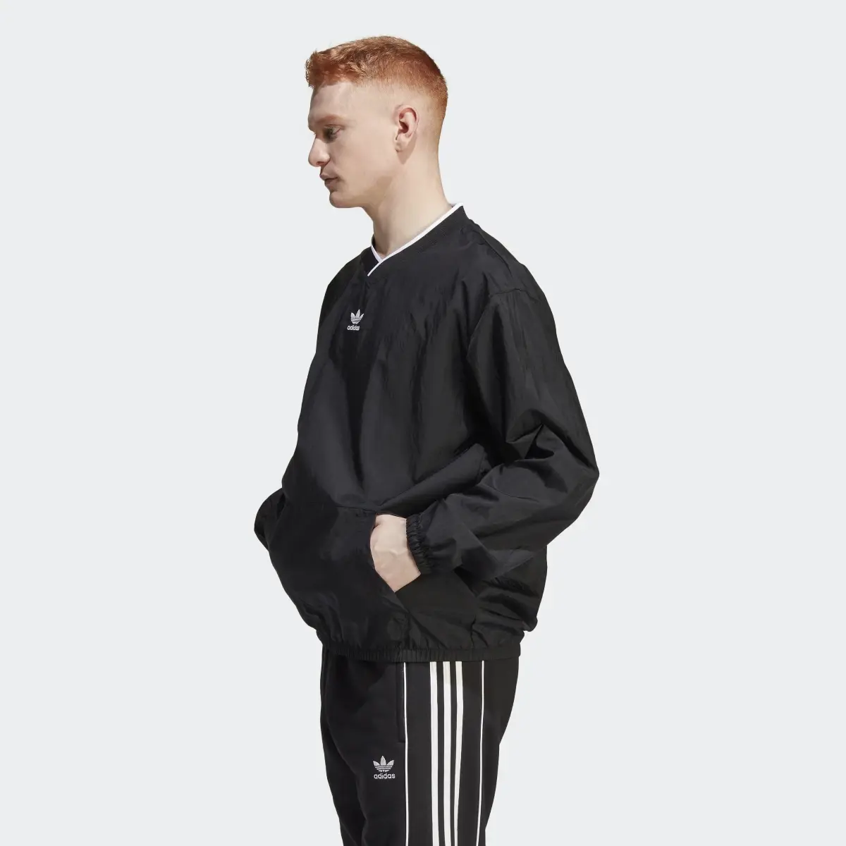 Adidas Rekive Woven Long Sleeve Top. 3