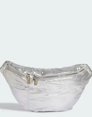 Puffy Satin Oversized Waist Bag