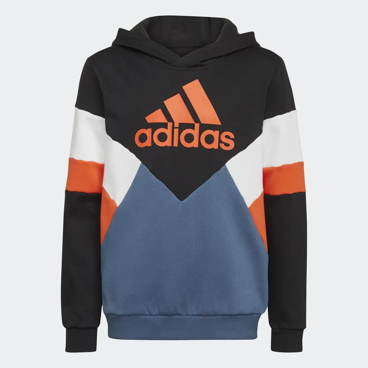 Adidas Colorblock Fleece Hoodie. 1