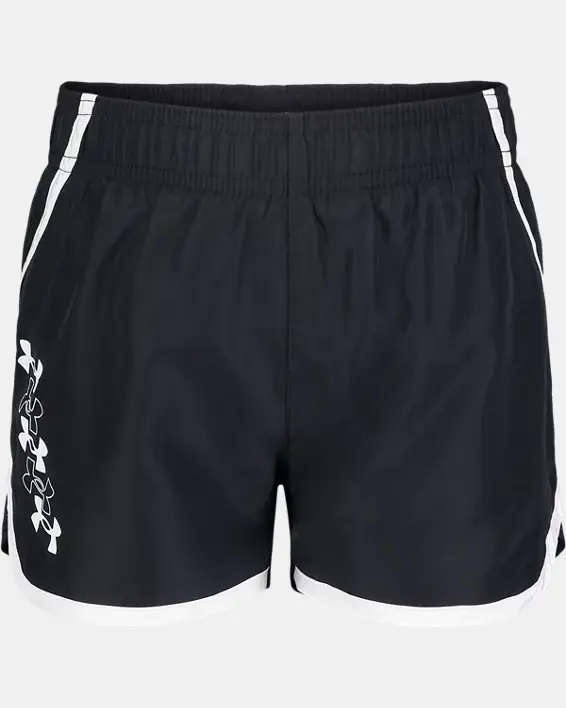 Under Armour Little Girls' UA Fly-By Shorts. 1