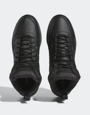 Adidas Hoops 3.0 Mid Lifestyle Basketball Classic Fur Lining Winterized Shoes. 3