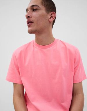 Gap 100% Organic Cotton Original T-Shirt pink