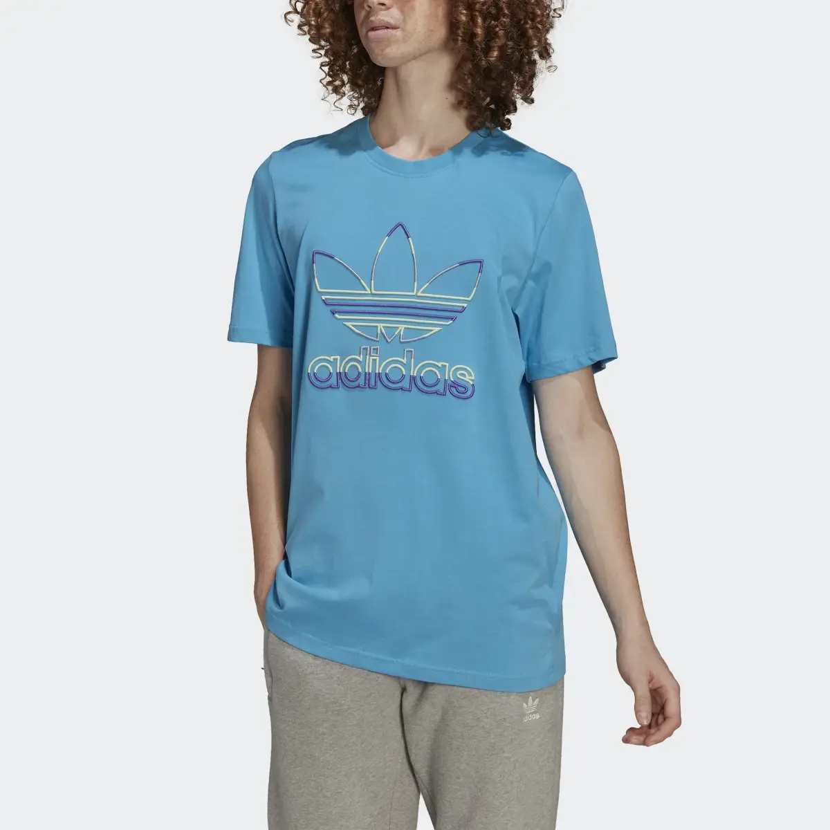 Adidas Camiseta Trefoil. 1