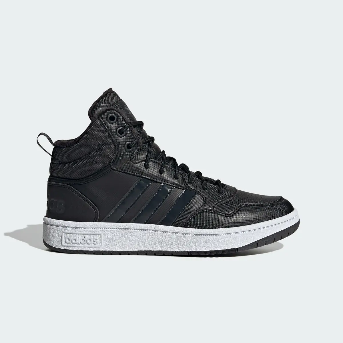 Adidas Chaussure Hoops 3.0 Mid Lifestyle Basketball Classic Fur Lining Winterized. 2