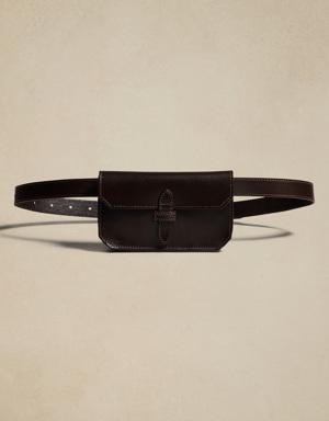 Heritage Leather Belt Bag brown