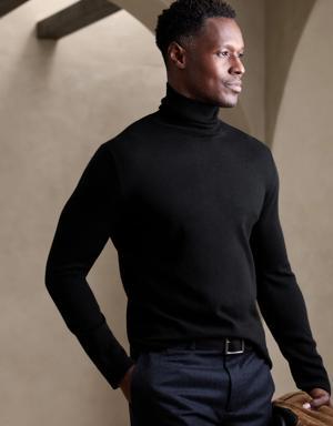 Moda Merino Turtleneck Sweater black