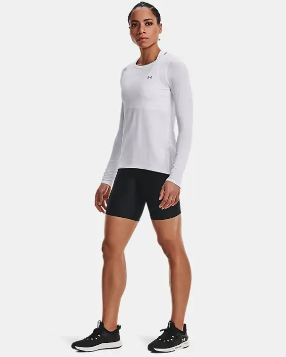 Under Armour Women's HeatGear® Bike Shorts. 3