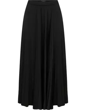 Pleated Skirt in Black - 4 / BLACK