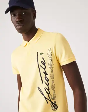Lacoste Polo para hombre Lacoste Regular Fit En Piqué De Algodón Signature
