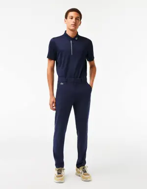 Pantaloni chino da golf da uomo in taffetà elasticizzato Lacoste SPORT